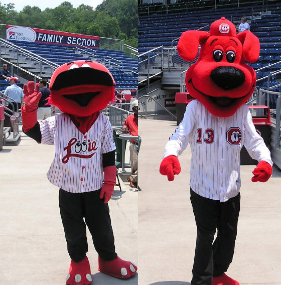 The Lookouts Mascots